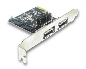 I/O Controller Karte PCI-E , SATA III, 2x intern, Retail